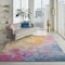 Homeroots 8 x 10 ft. Abstract Brights Sunburst Area Rug 385382 - alternate 7